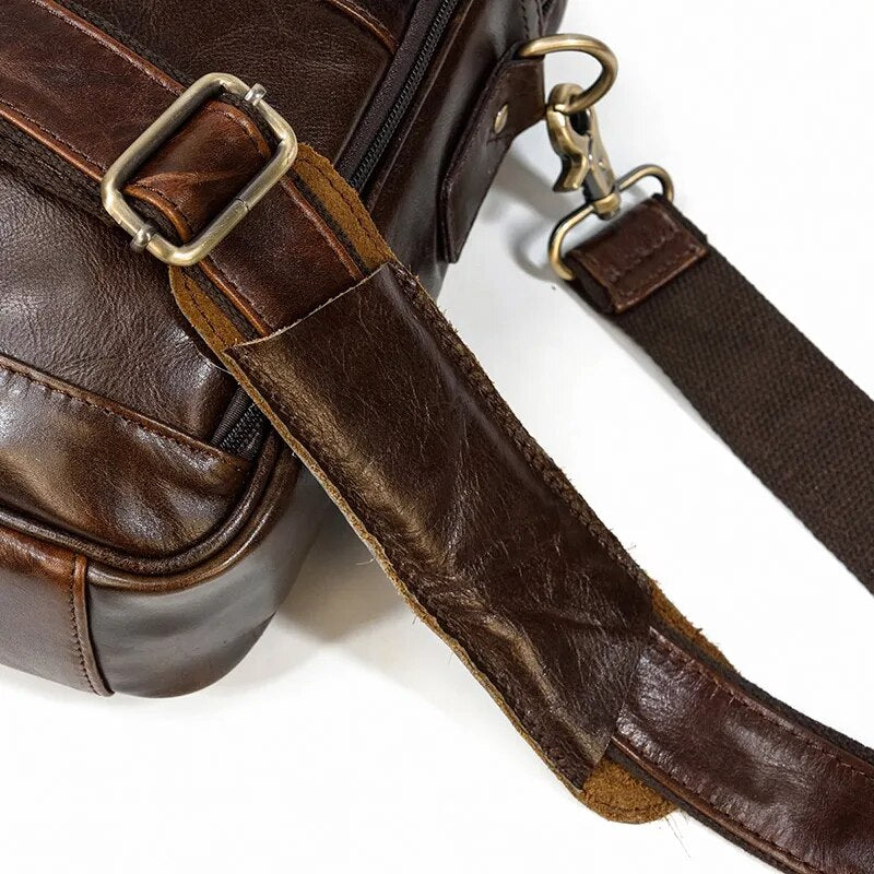 STRAVENOR™ Genuine Patent Leather Briefcase