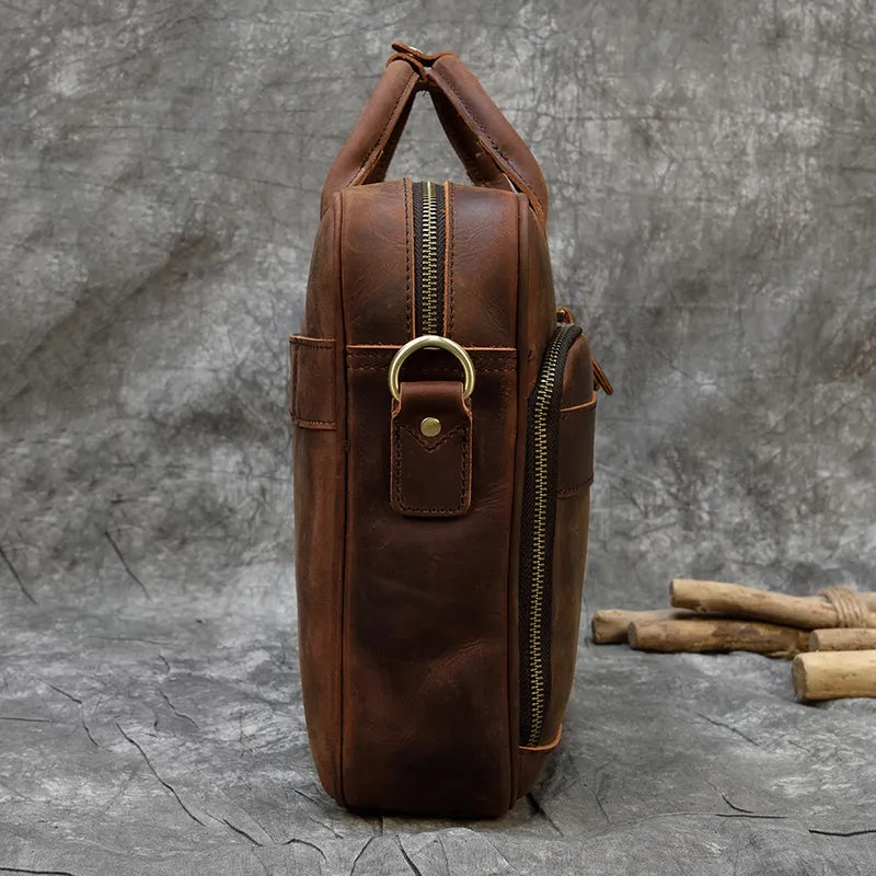 MELVORAN™ Genuine Leather Briefcase - ARLUVI
