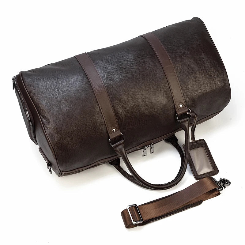 CRAVION™ Genuine Leather Executive Travel Bag - ARLUVI