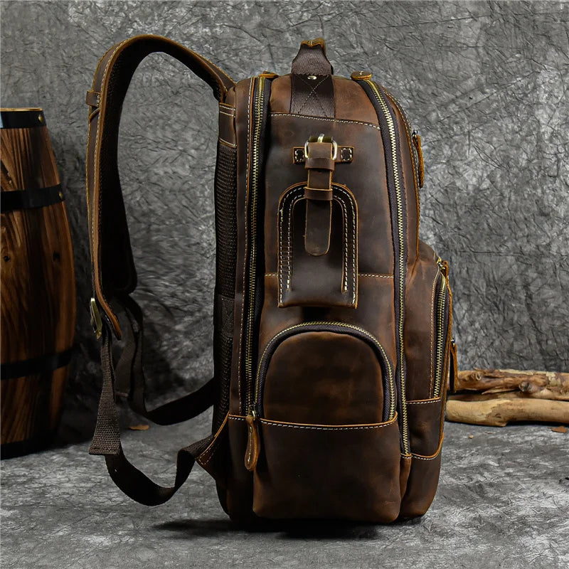 Kaelor™  Retro Leather Multi-Function Backpack - ARLUVI