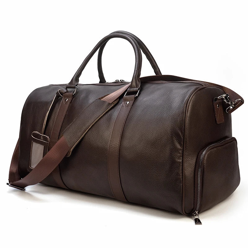 CRAVION™ Genuine Leather Executive Travel Bag - ARLUVI