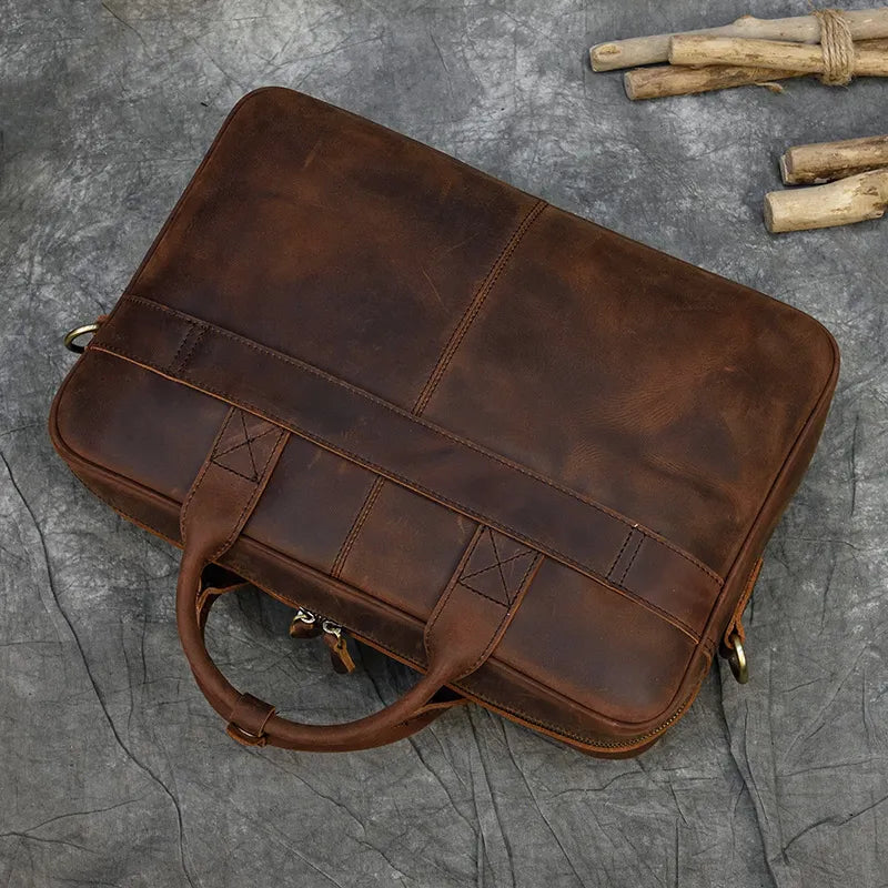 MELVORAN™ Genuine Leather Briefcase - ARLUVI
