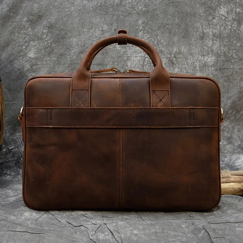 MELVORAN™ Genuine Leather Briefcase - ARLUVI