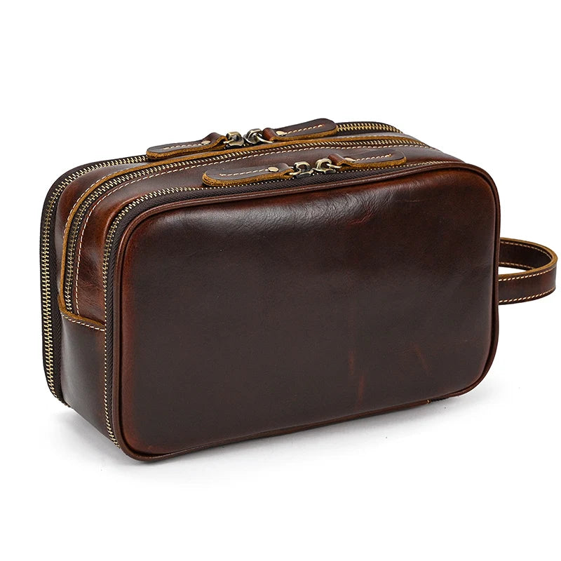 Revaux™ Leather Toiletry Bag - ARLUVI