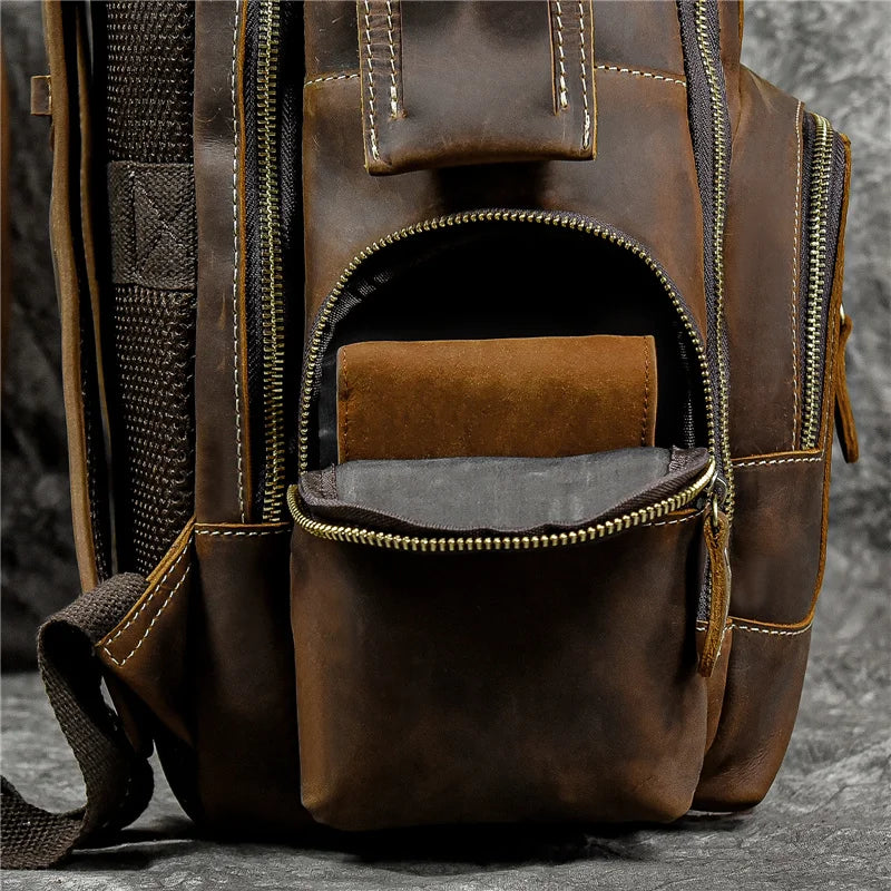 Kaelor™  Retro Leather Multi-Function Backpack - ARLUVI
