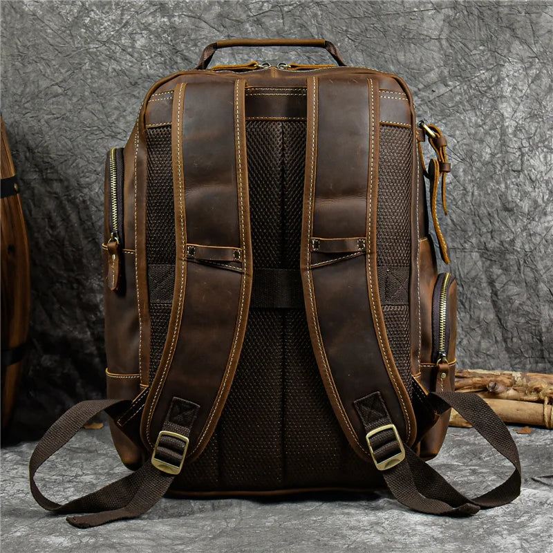 Kaelor™  Retro Leather Multi-Function Backpack - ARLUVI