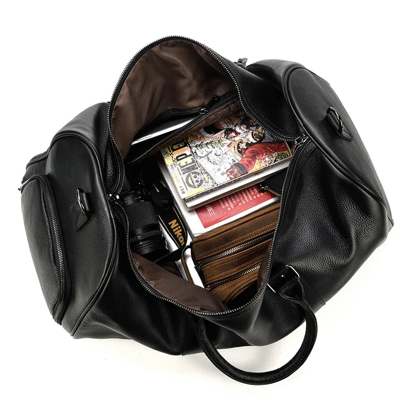CRAVION™ Genuine Leather Executive Travel Bag - ARLUVI