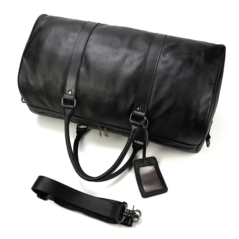 CRAVION™ Genuine Leather Executive Travel Bag - ARLUVI