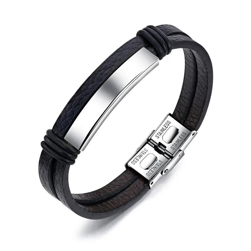Men's stainless steel bracelet - ARLUVI