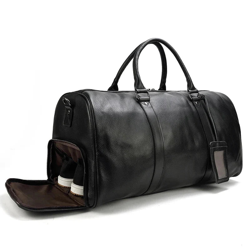 CRAVION™ Genuine Leather Executive Travel Bag - ARLUVI