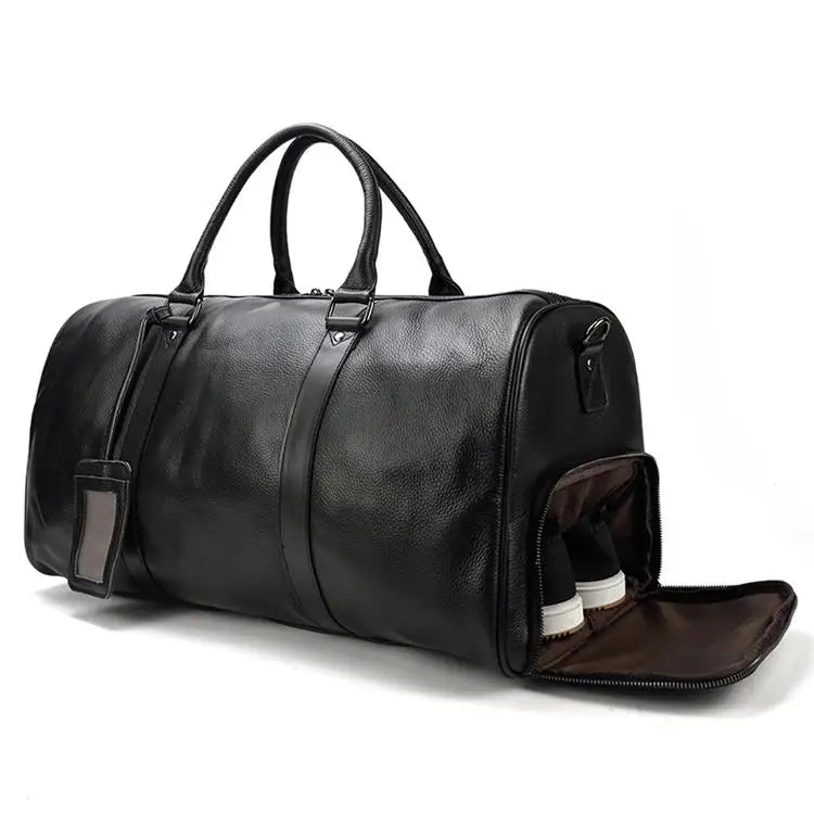 CRAVION™ Genuine Leather Executive Travel Bag - ARLUVI