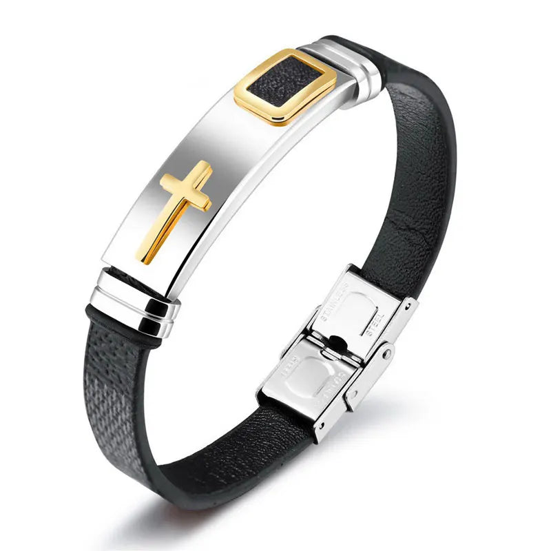 Men's stainless steel bracelet - ARLUVI