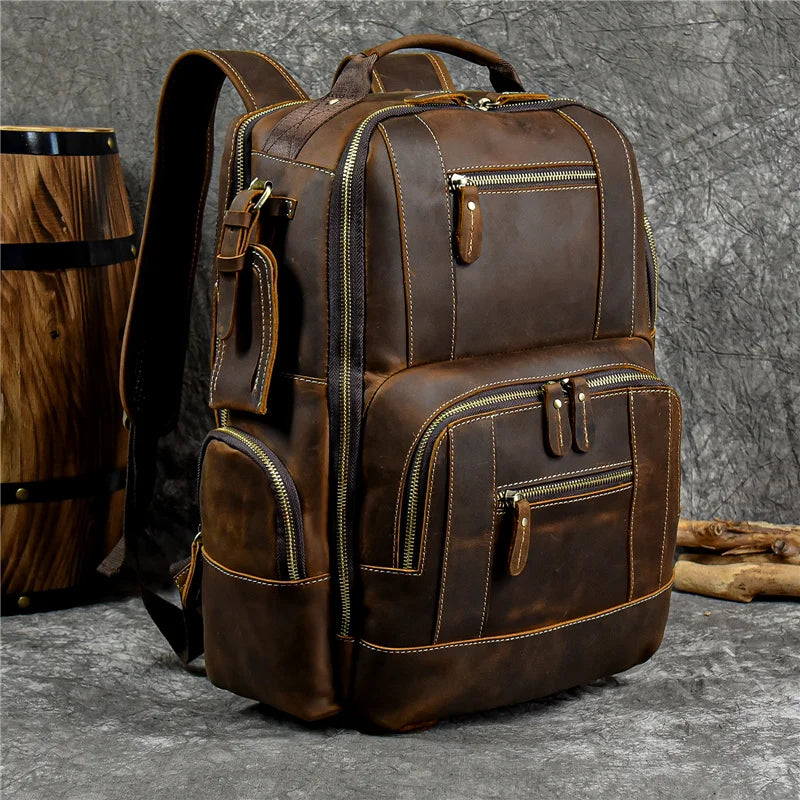 Kaelor™  Retro Leather Multi-Function Backpack - ARLUVI