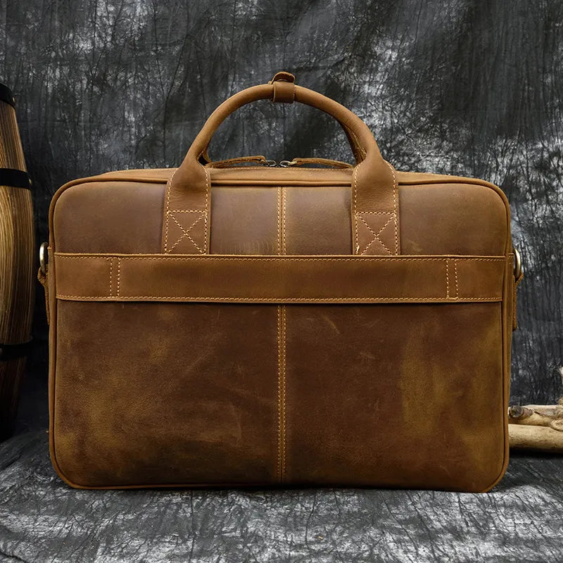 MELVORAN™ Genuine Leather Briefcase - ARLUVI