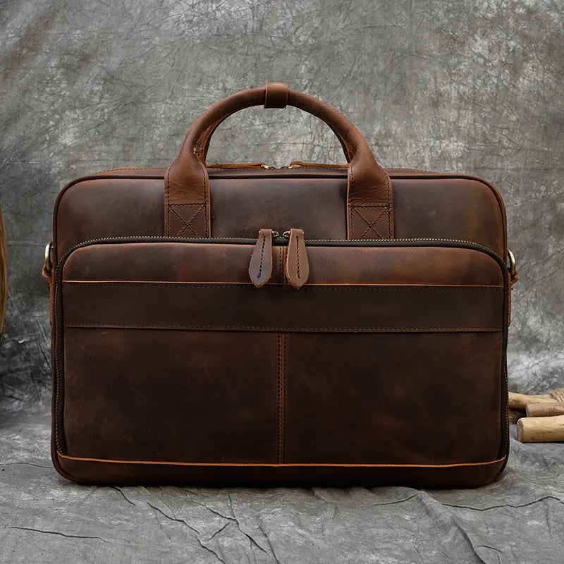 MELVORAN™ Genuine Leather Briefcase - ARLUVI