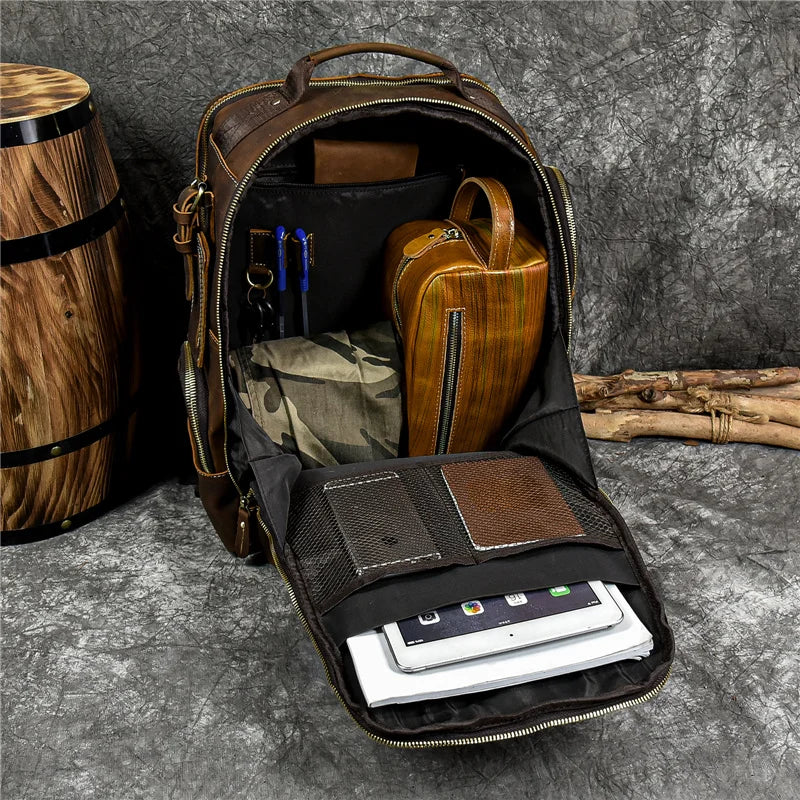 Kaelor™  Retro Leather Multi-Function Backpack - ARLUVI
