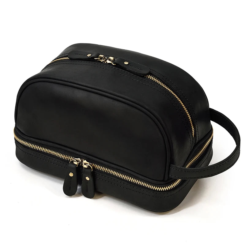 Revaux™ Leather Toiletry Bag - ARLUVI