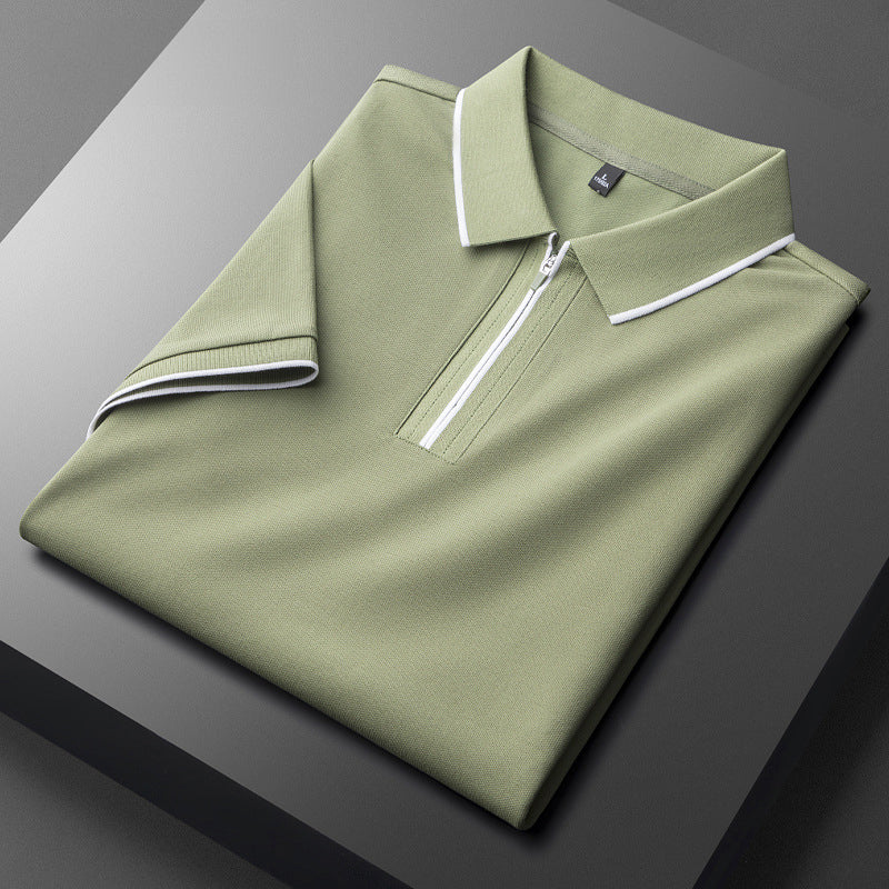 ALBRAY™ cotton and silk polo shirt - ARLUVI