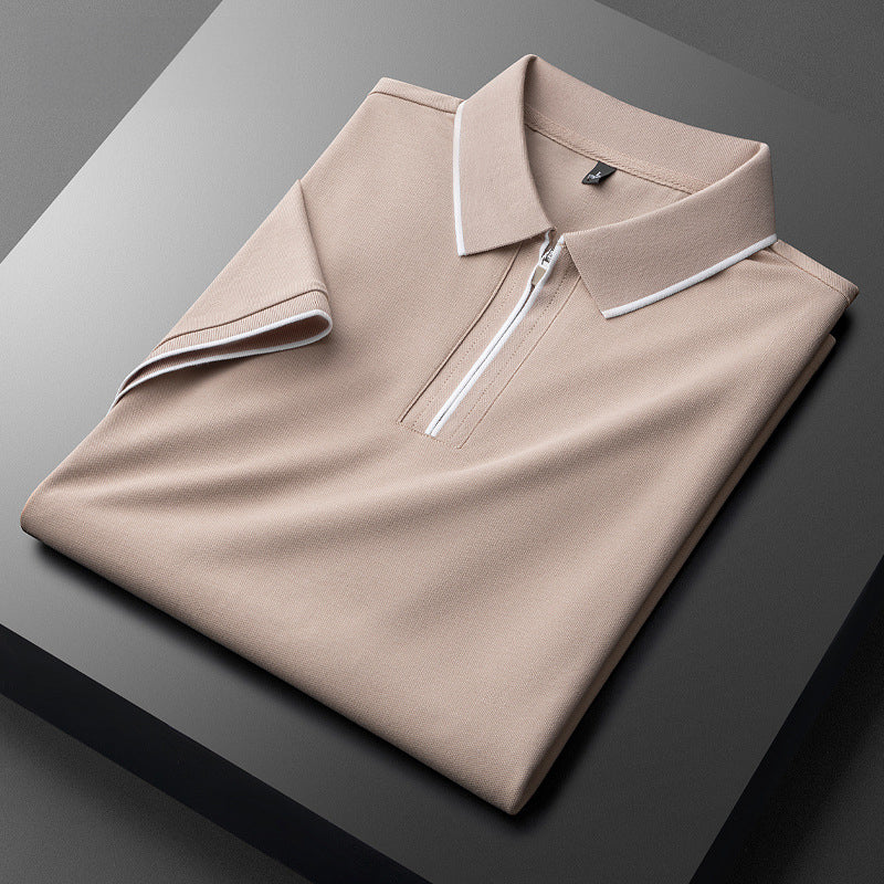 ALBRAY™ cotton and silk polo shirt - ARLUVI