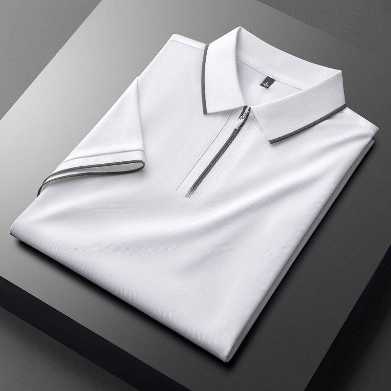 ALBRAY™ cotton and silk polo shirt - ARLUVI