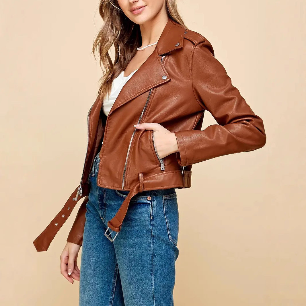 Corina Leather Jacket - ARLUVI