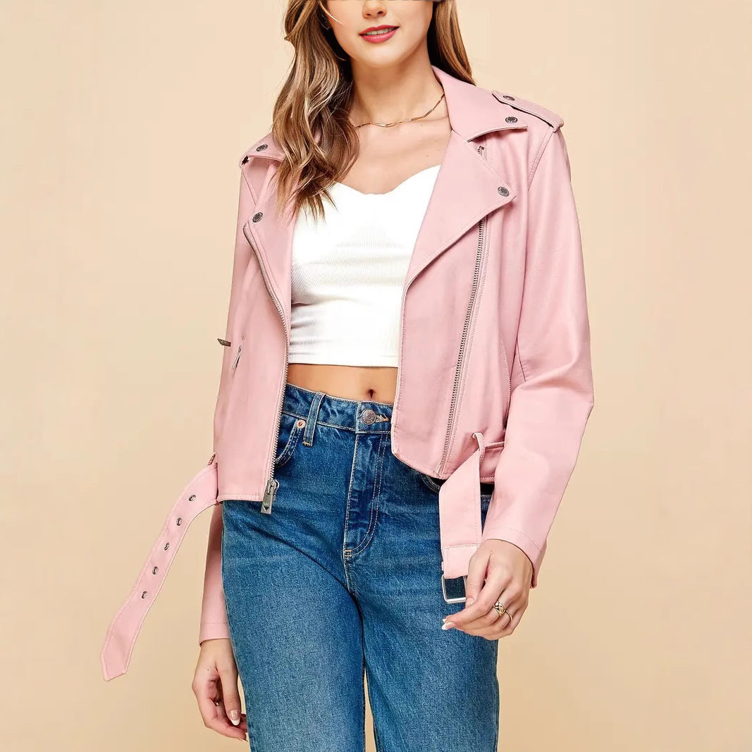 Corina Leather Jacket - ARLUVI