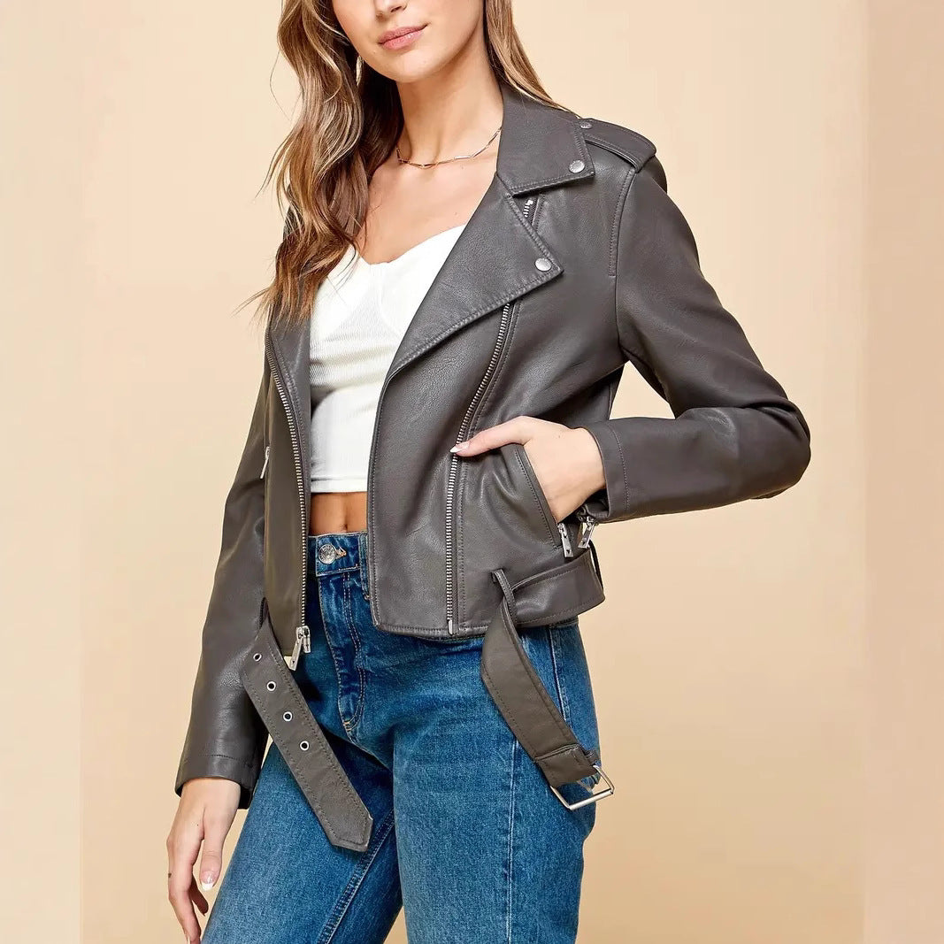 Corina Leather Jacket - ARLUVI