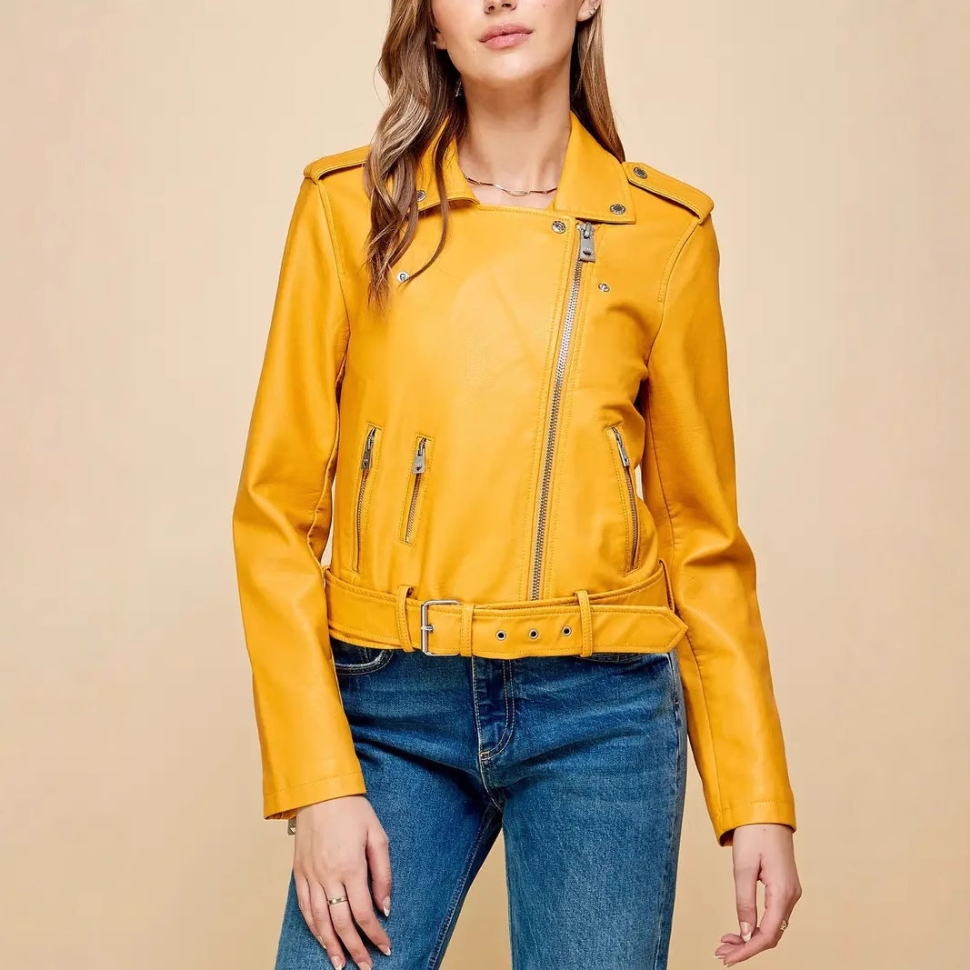 Corina Leather Jacket - ARLUVI