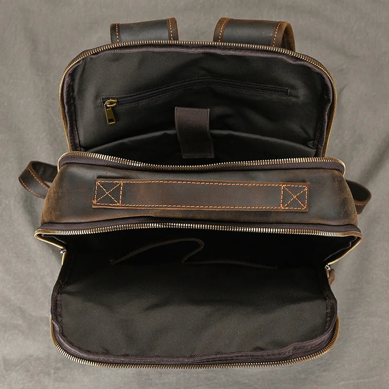 Cadenor™ Vintage Genuine Leather Backpack - ARLUVI