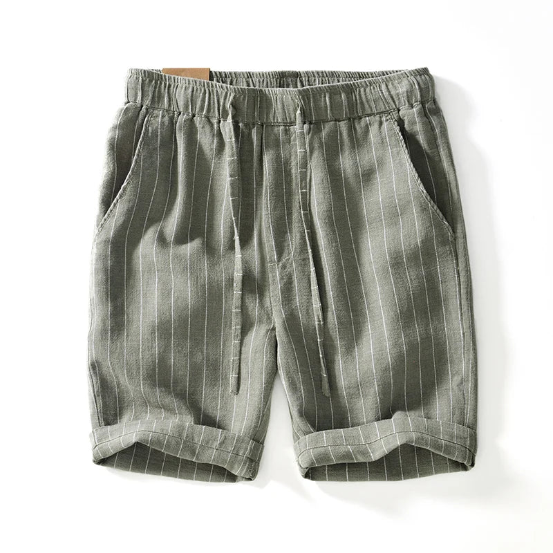 Elward Style™ Cotton and Linen Shorts - ARLUVI