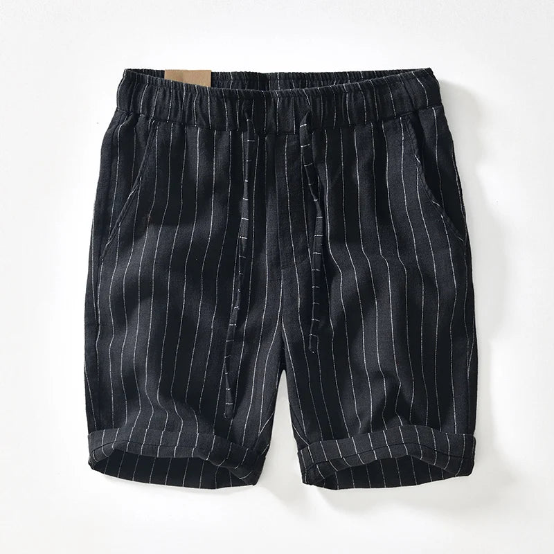 Elward Style™ Cotton and Linen Shorts - ARLUVI