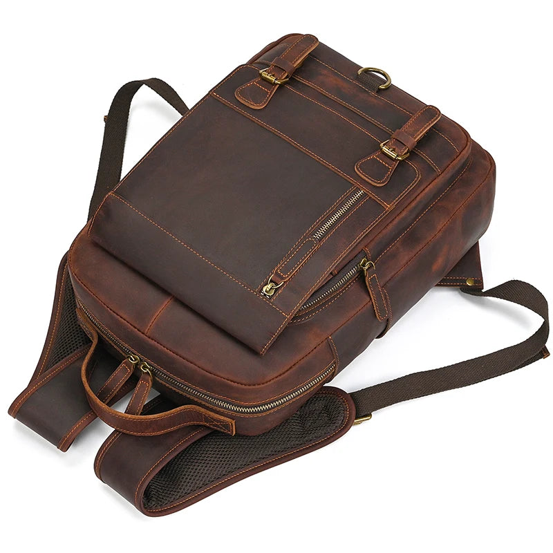 Seyric ™ Leather Laptop Backpack - ARLUVI