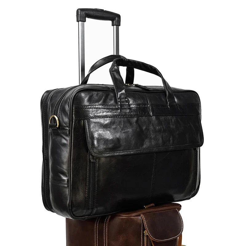 ORENVIS™ Genuine Leather Briefcase - ARLUVI