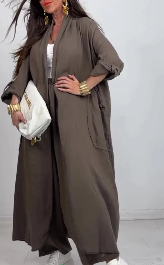 SYNOVEL™ Cardigan Pant Set - ARLUVI