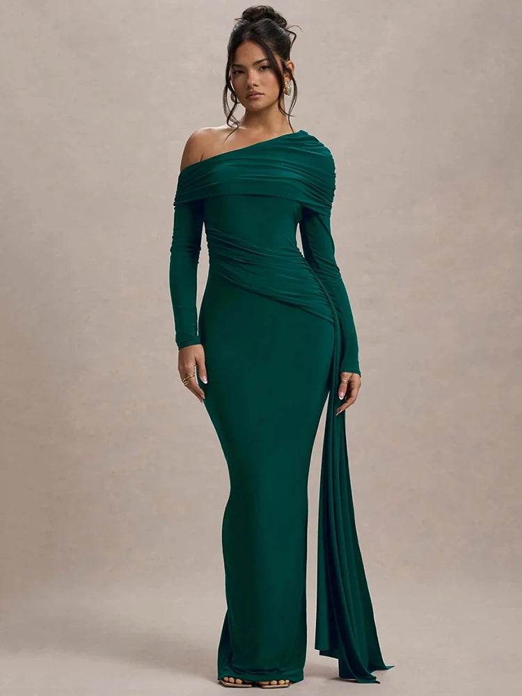 Callira Moon™ High Neck Maxi Dress - ARLUVI