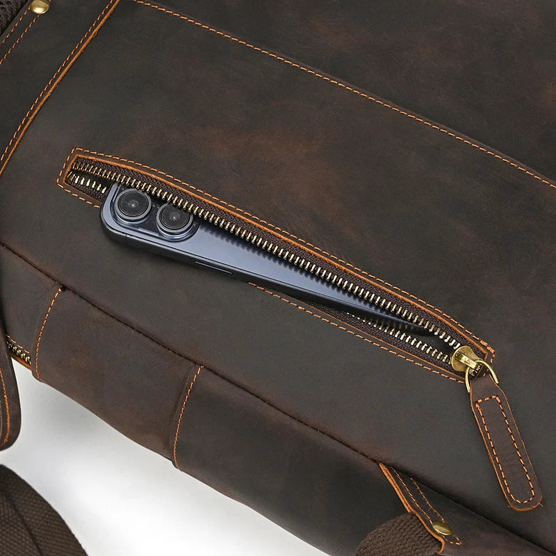 Seyric ™ Leather Laptop Backpack - ARLUVI
