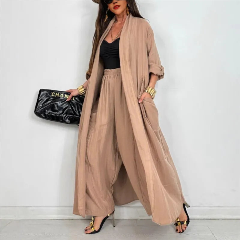 SYNOVEL™ Cardigan Pant Set - ARLUVI