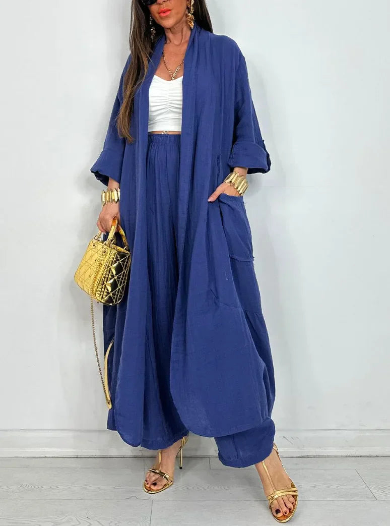 SYNOVEL™ Cardigan Pant Set - ARLUVI