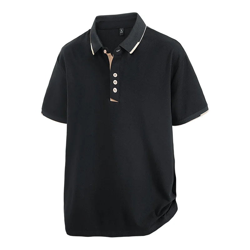 TALVARO™ Plus Size Short Sleeve Polo Shirt - ARLUVI