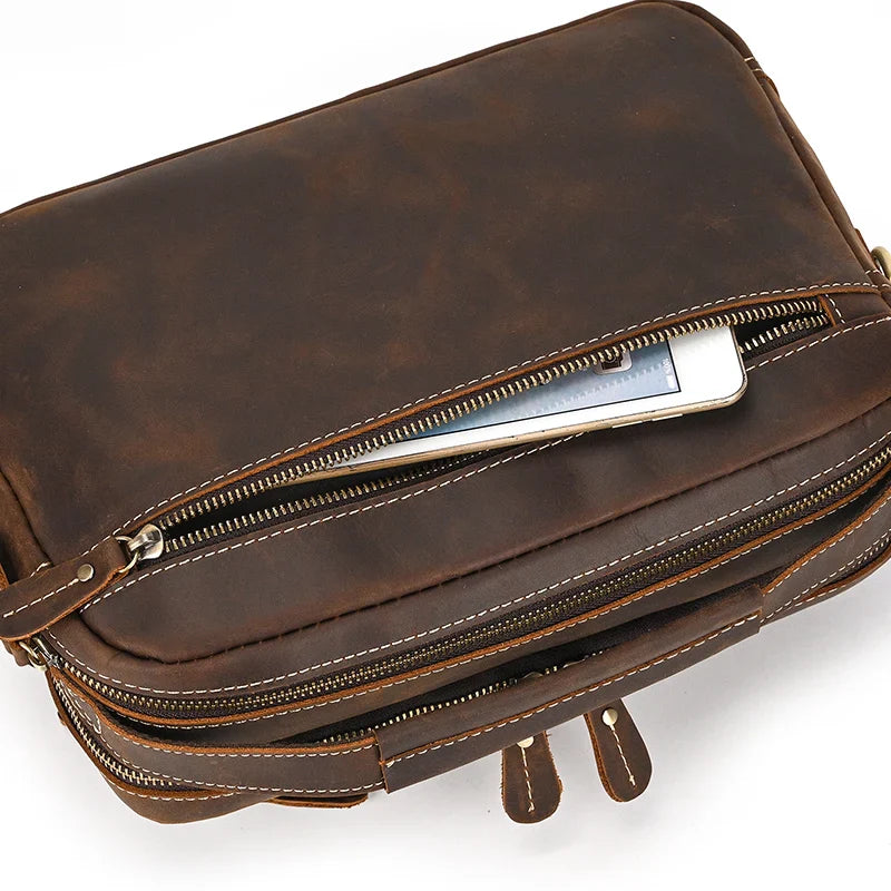 BRELVANN™ Genuine Leather Crossbody Bag - ARLUVI