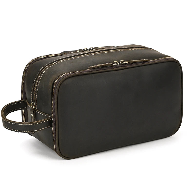 Revaux™ Leather Toiletry Bag - ARLUVI