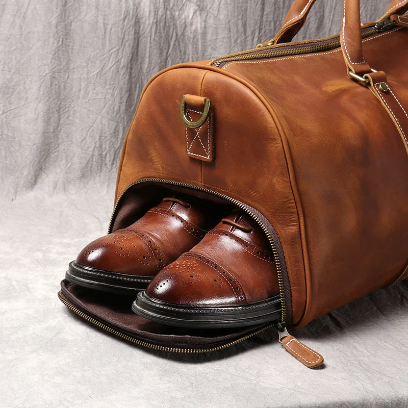 DRAVENCOR™ Genuine Leather Travel Bag - ARLUVI