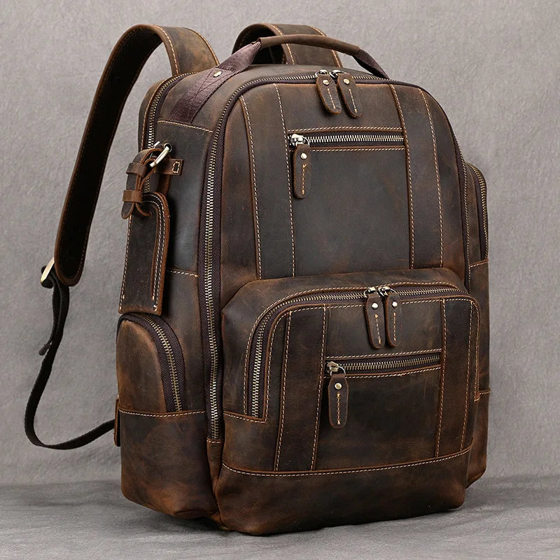 Kaelor™  Retro Leather Multi-Function Backpack - ARLUVI