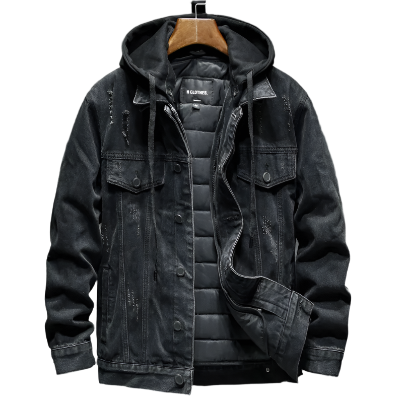 Arluvi SYLVAR™ Hooded Denim Jacket - ARLUVI