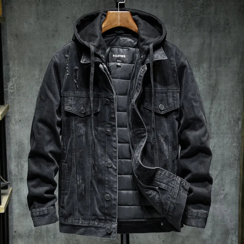 Arluvi SYLVAR™ Hooded Denim Jacket - ARLUVI