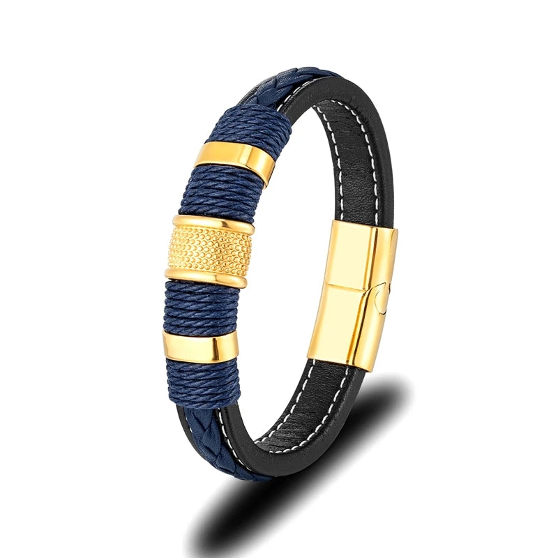 Braided leather bracelet - ARLUVI