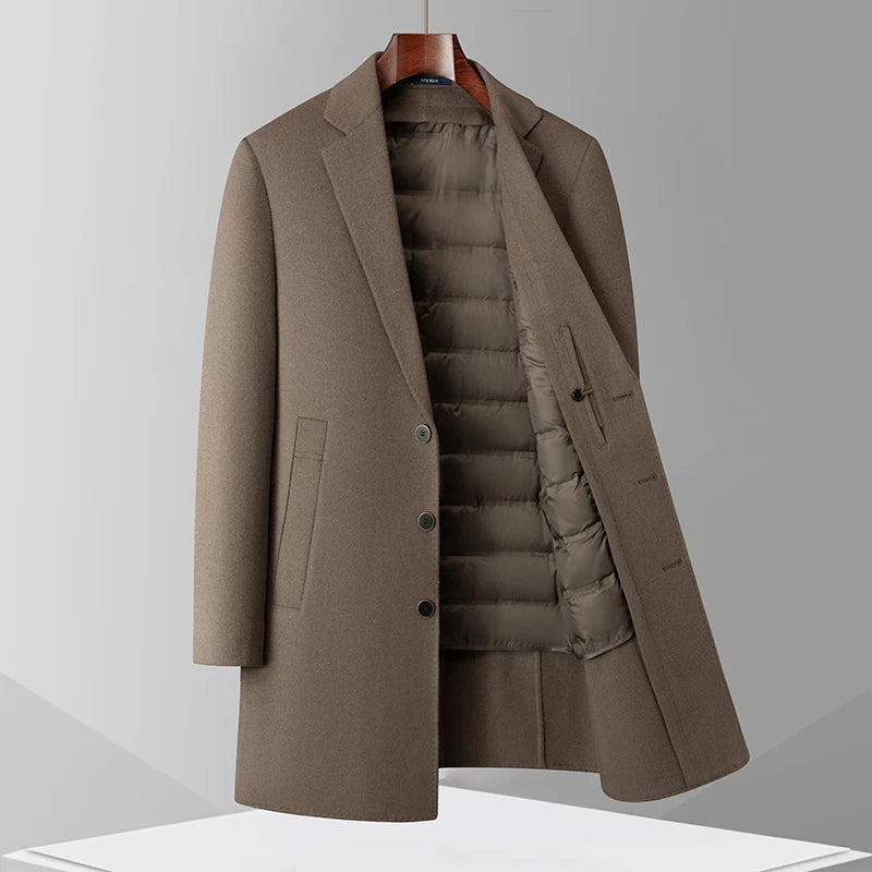 DRAEVYN™ Wool Long Coat - ARLUVI