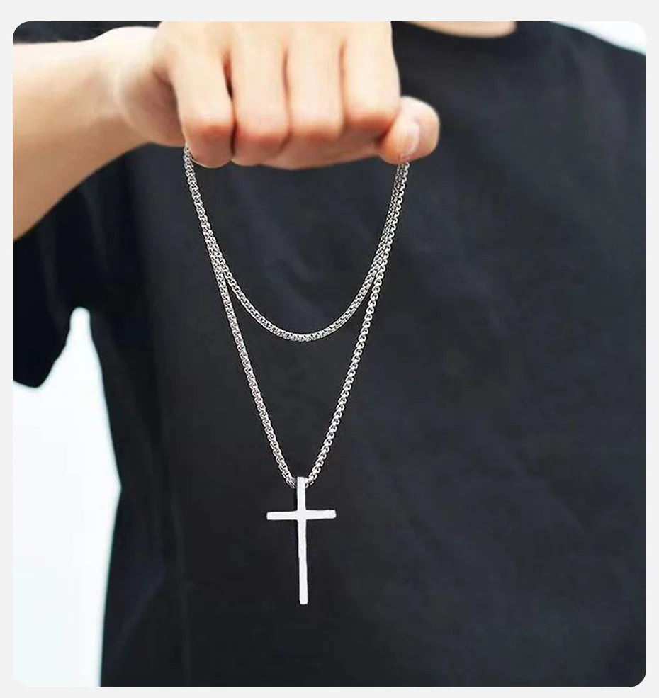 Unisex Cross Necklace - ARLUVI
