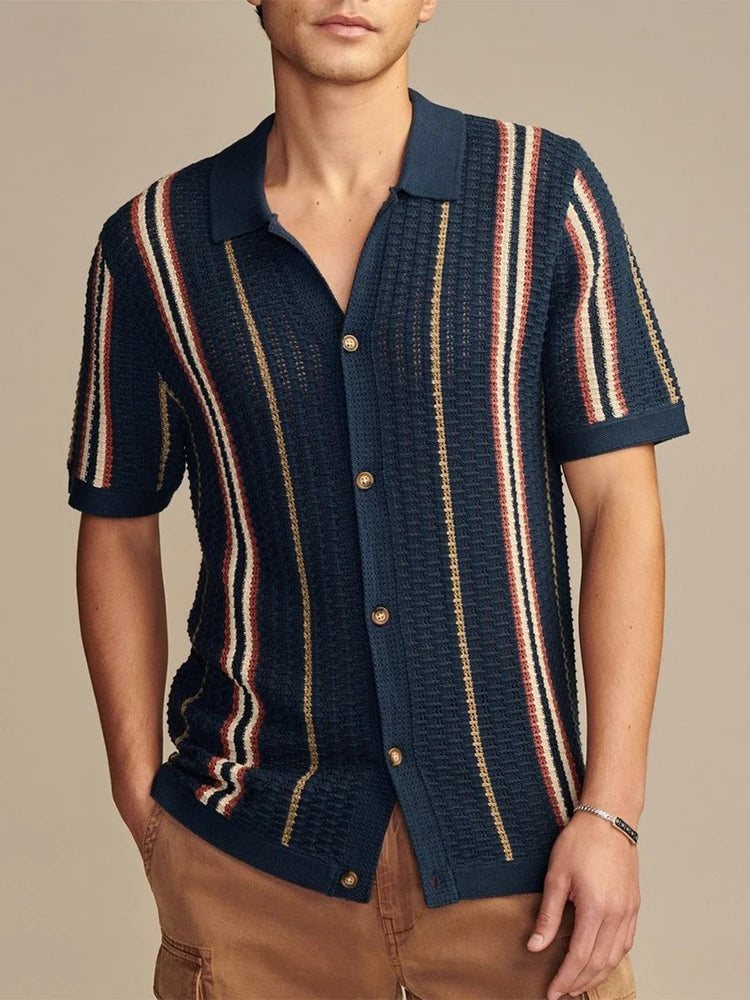 FERLONI™ Casual Striped Shirt - ARLUVI