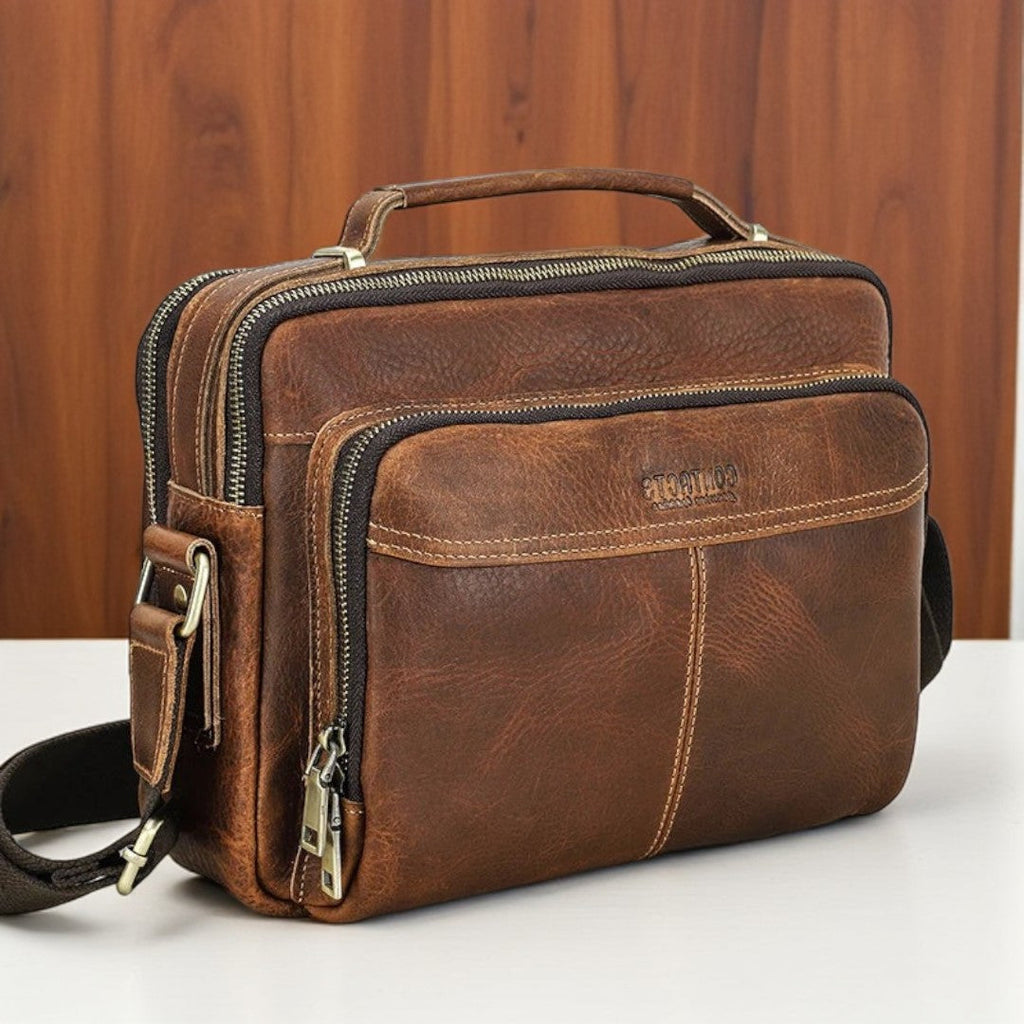ZORVELLON™ Genuine Leather Crossbody Bag - ARLUVI
